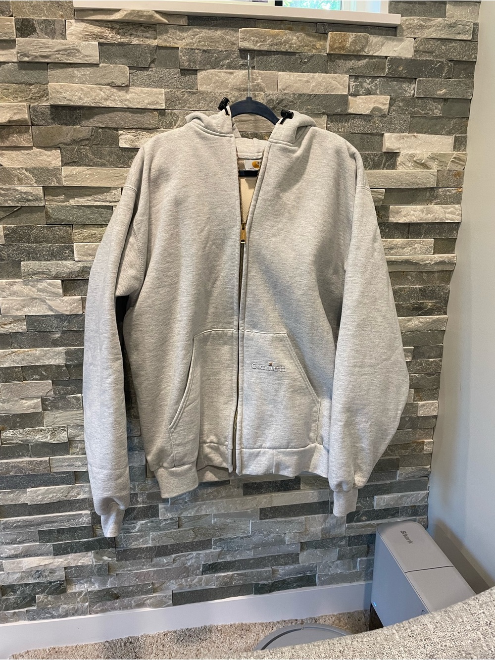 Vintage Carhartt - Fully Lined Hooded Sweatshirt - Large Tall